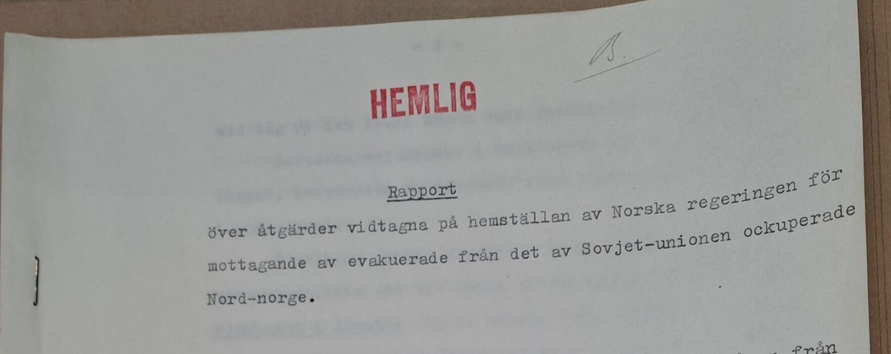 Hemlig rapport om aktivitet i Nord-norge